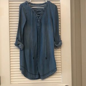 Soft jean dress!